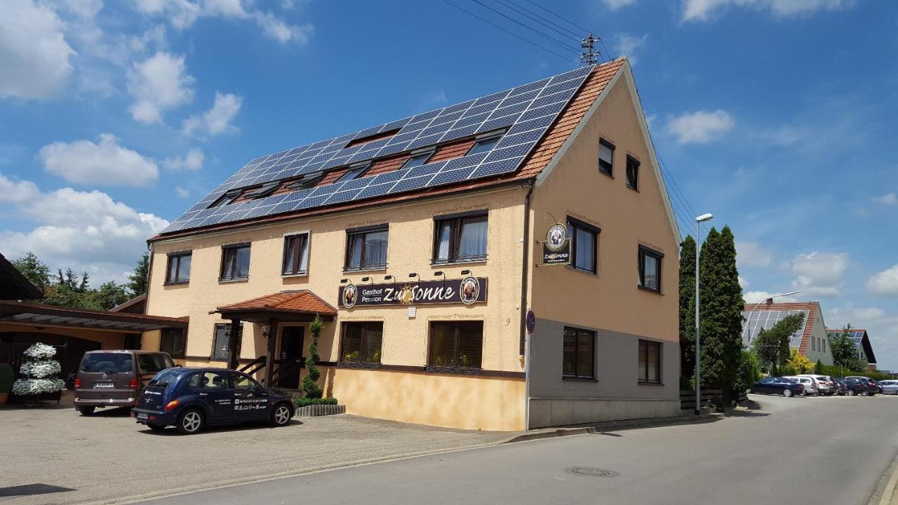 Landgasthof Zur Sonne Dillingen an der Donau Esterno foto